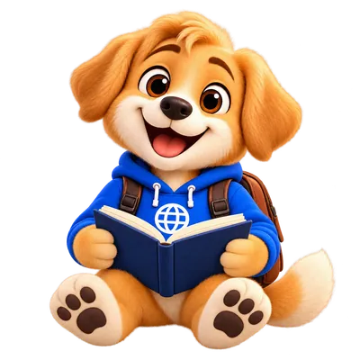 O Tito estudando com um livro aberto.